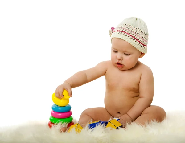 Baby beim Spielen — Stockfoto