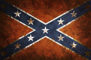 Vintage Confederate Flag clipart