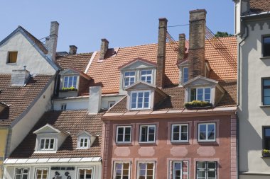 Roofs of Riga clipart