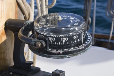 Ship's compass clipart