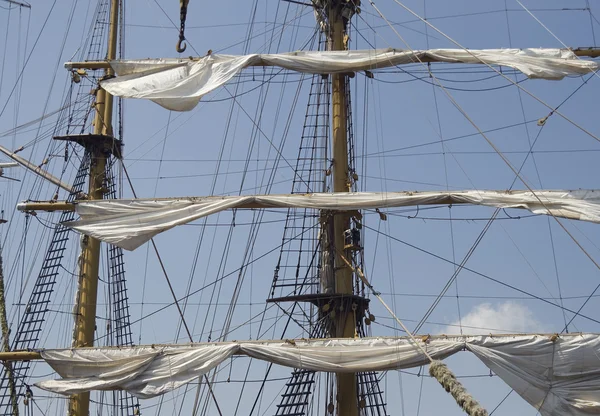 Masten av en tall ship — Stockfoto