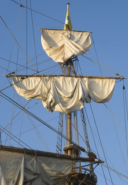 Masten av en tall ship — Stock fotografie