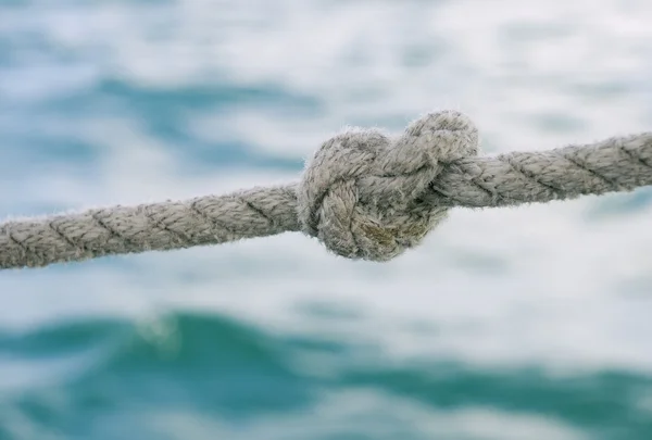 Nodo su una corda — Foto Stock
