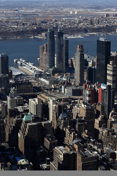 Vista aérea de NYC — Fotografia de Stock