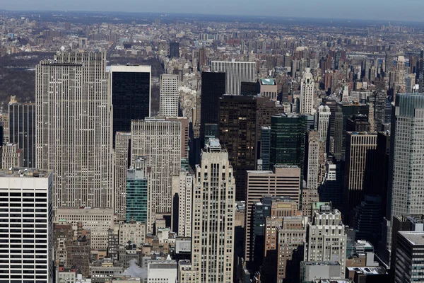 マンハッタンの空撮 — ストック写真