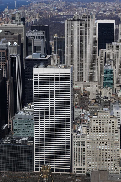 Vista do centro de Manhattan — Fotografia de Stock