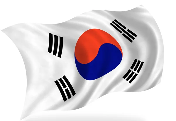 South Korea waving flag — Stock Photo © Alexis84 #10222807