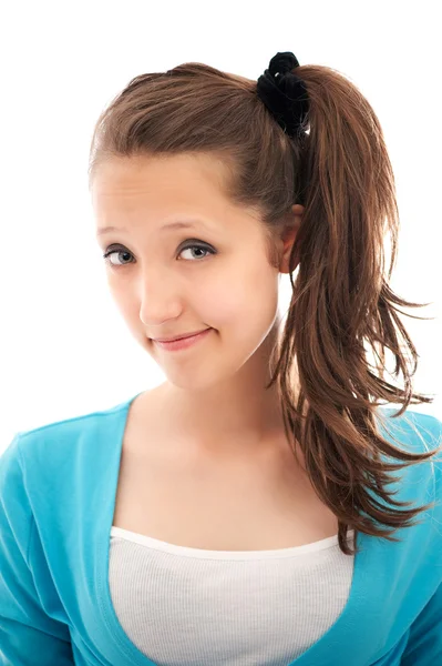 Imagem brilhante de menina adolescente feliz — Fotografia de Stock
