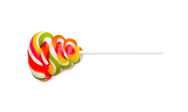 Colorful lollipop isolated on the white background — Stock Photo, Image