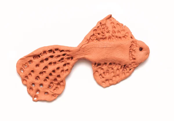 粘土の魚 — ストック写真