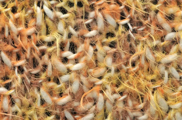 Textura de lã amarela, baía ser usado como fundo — Fotografia de Stock