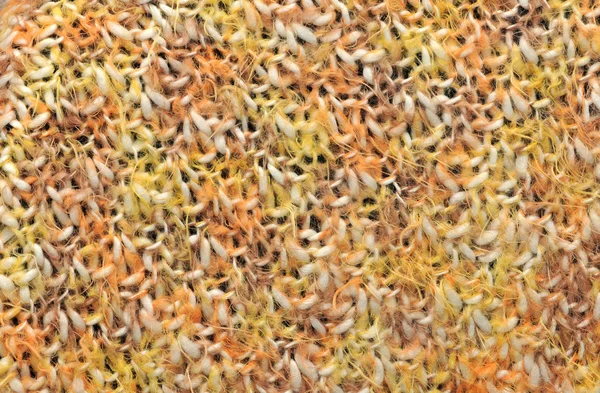 stock image Yellow wool texture, bay be used as background