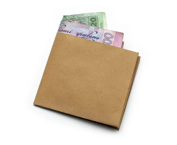 Geldbörse aus Papier — Stockfoto