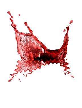 Splashing Cherry Juice clipart