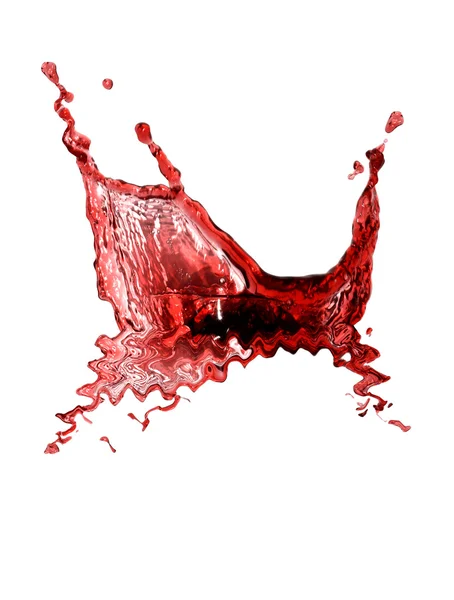 Splashing Cherry Juice — Stock Photo, Image