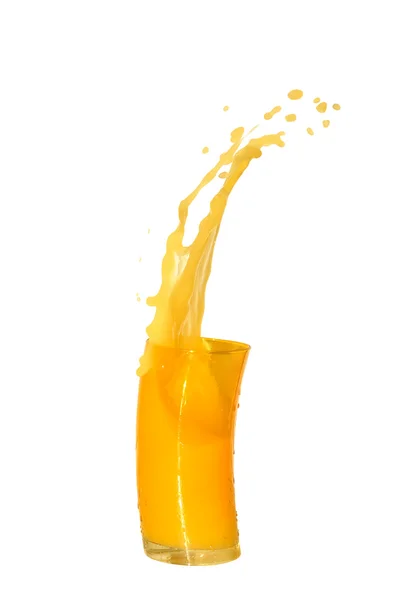 Sok pomarańczowy, przelewanie — Zdjęcie stockowe