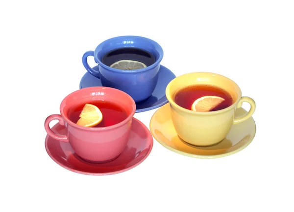 Herbata dla trzech — Zdjęcie stockowe