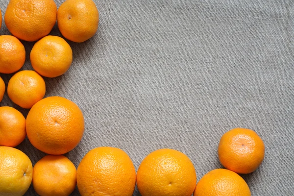 キャンバス上の柑橘類 — ストック写真