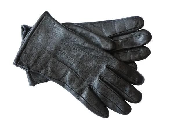 Чоловічі шкіряні рукавички — стокове фото