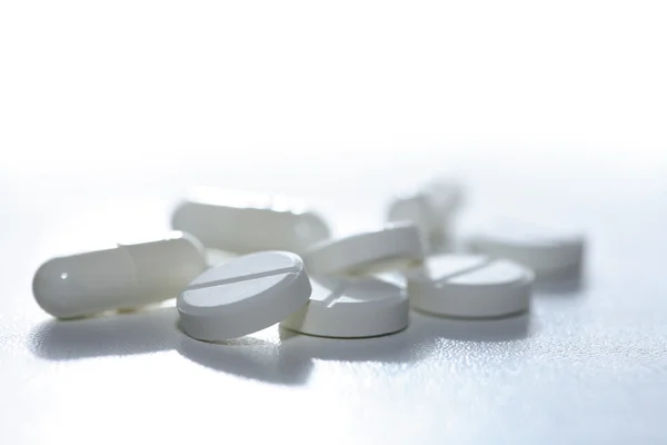 Pills On White — Stock Photo, Image
