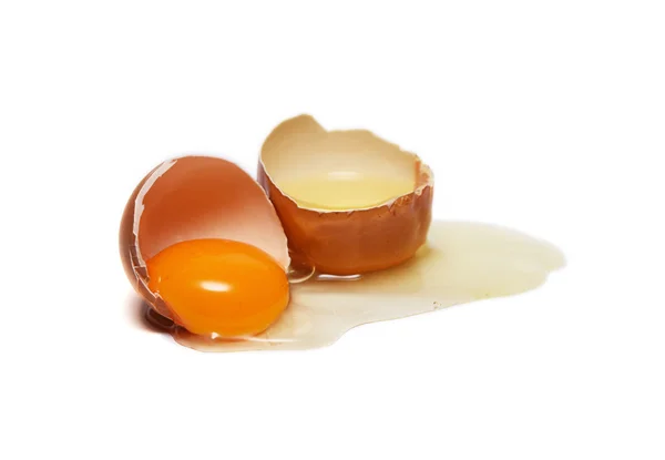 Broken Hen's Egg — Stock Photo, Image