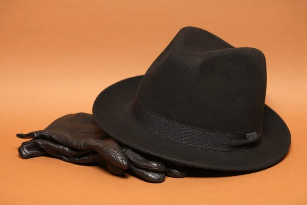 Chapéu e luvas — Fotografia de Stock