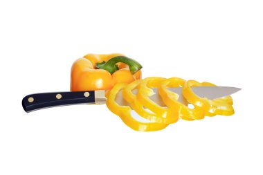 Sliced Sweet Pepper clipart