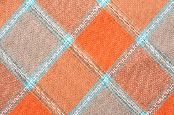 Checkered Tablecloth Background — Stock Photo, Image