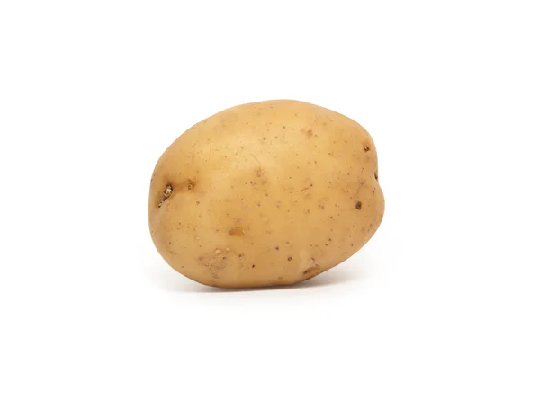 Ziemniaków na biały — Zdjęcie stockowe