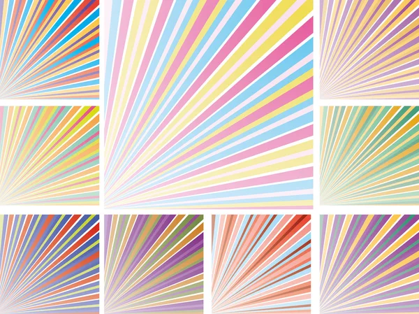 Set of backgrounds, part 9 — Stock Vector