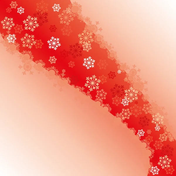 Červená vánoční přání — Stockový vektor