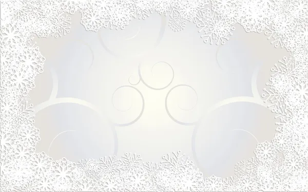 Срібні Різдвяна листівка — стоковий вектор