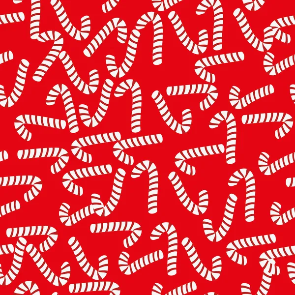 Bonbons de Noël sans couture — Image vectorielle