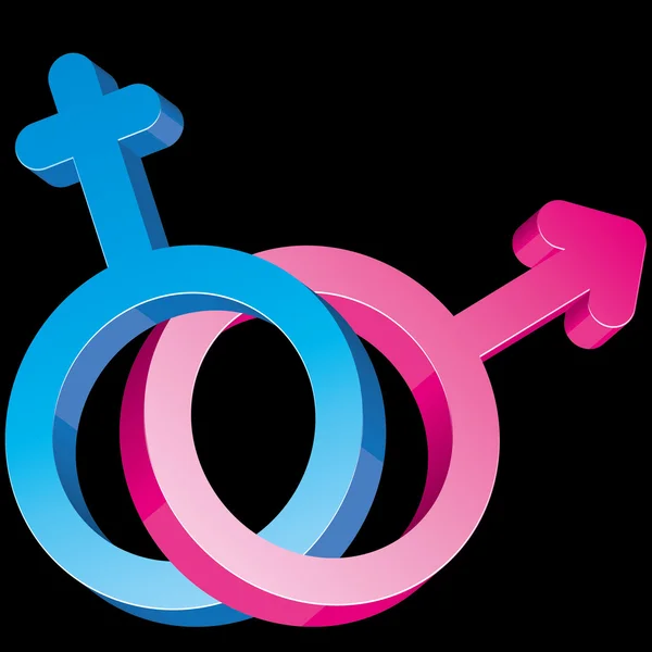 Gender sign, part 4 — Stock Vector