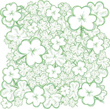 Clover background clipart