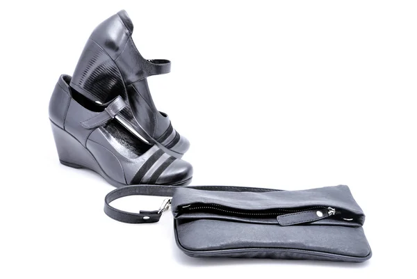 Schoenen en handtas — Stockfoto