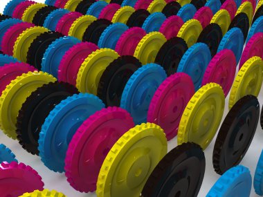CMYK vites. 3D