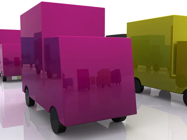 Pink Car — Stock Photo, Image