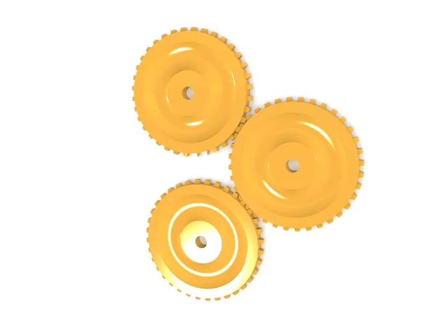 Gears. 3d — Stock Photo, Image