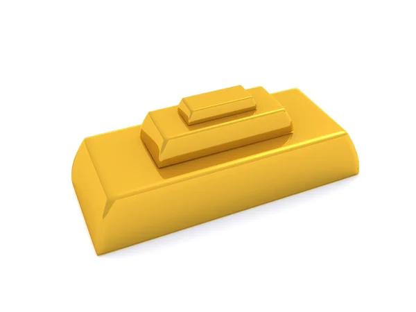 Bar of gold — Stock Photo, Image