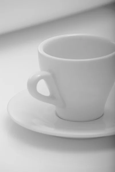 空的咖啡杯 咖啡杯 — 图库照片