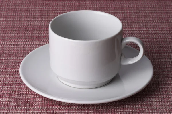Xícara de café branco pouco — Fotografia de Stock