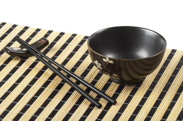 Bowl and chopsticks — Stock Photo, Image