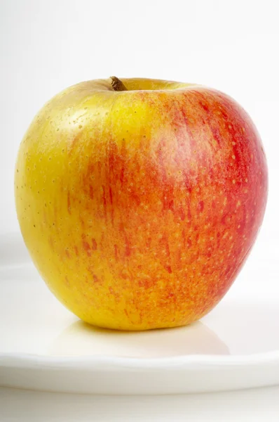 Yellow-red apple — Stock Photo, Image