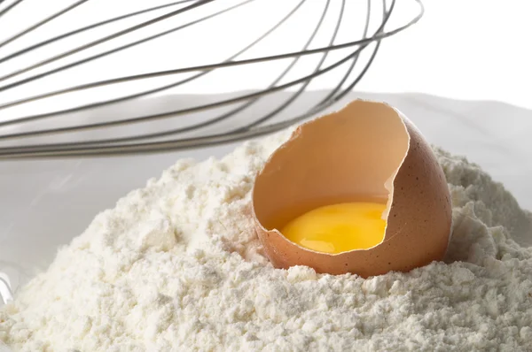 Mąki, wąsy i jajko — Zdjęcie stockowe