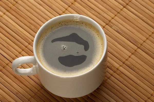 Кофе с губами — стоковое фото
