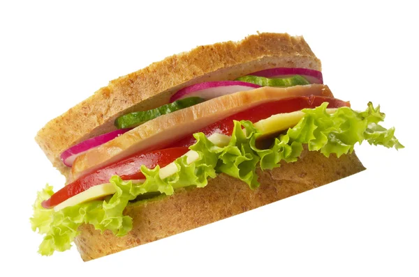 Sanduíche de presunto — Fotografia de Stock