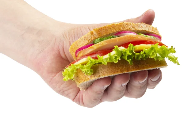 햄 샌드위치를가지고 — 스톡 사진