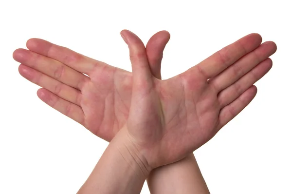 Rezar mãos — Fotografia de Stock
