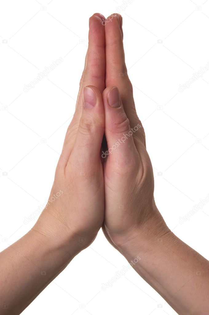 Pray hands